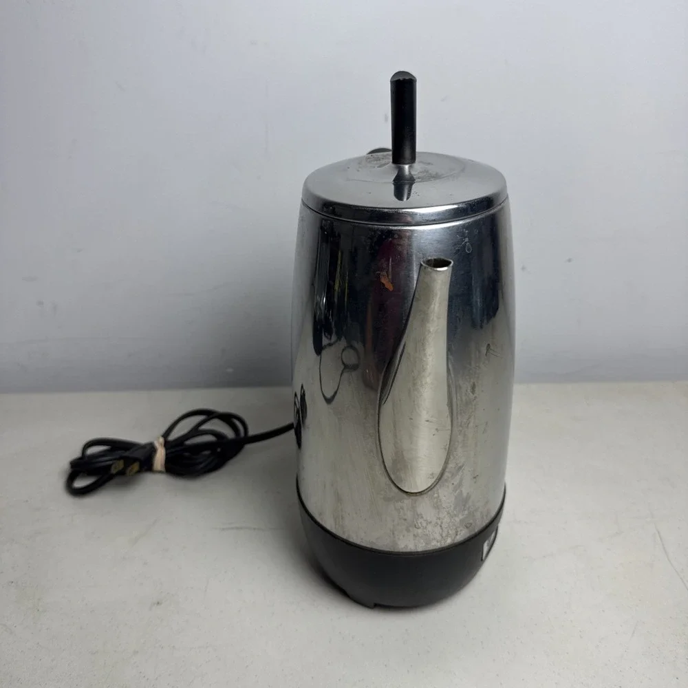 Vintage Kenmore Immersible Electric Coffee Percolator Complete TESTED WORKS